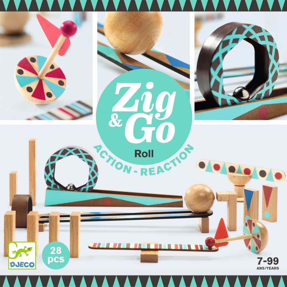 Zig & Go - Roll - 28 pcs - Djeco