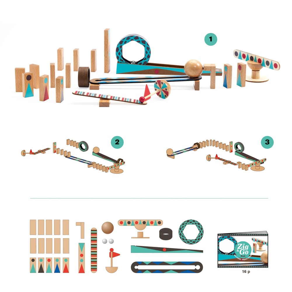 Zig & Go - Roll - 28 pcs - Djeco