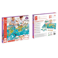 2-in-1 World Tour Puzzle and Game - Hape 6943478024007