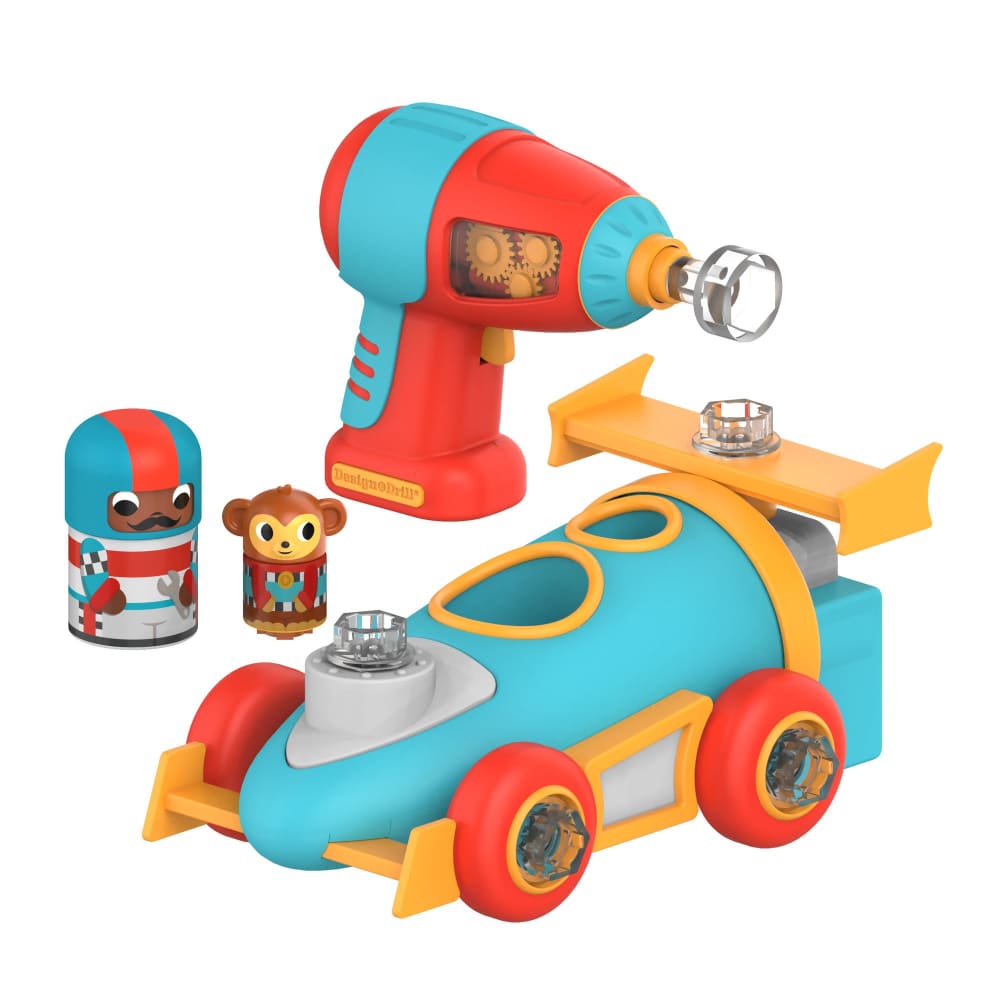 Design Drill Bolt Buddies Race Car - Learning Resources 086002041869