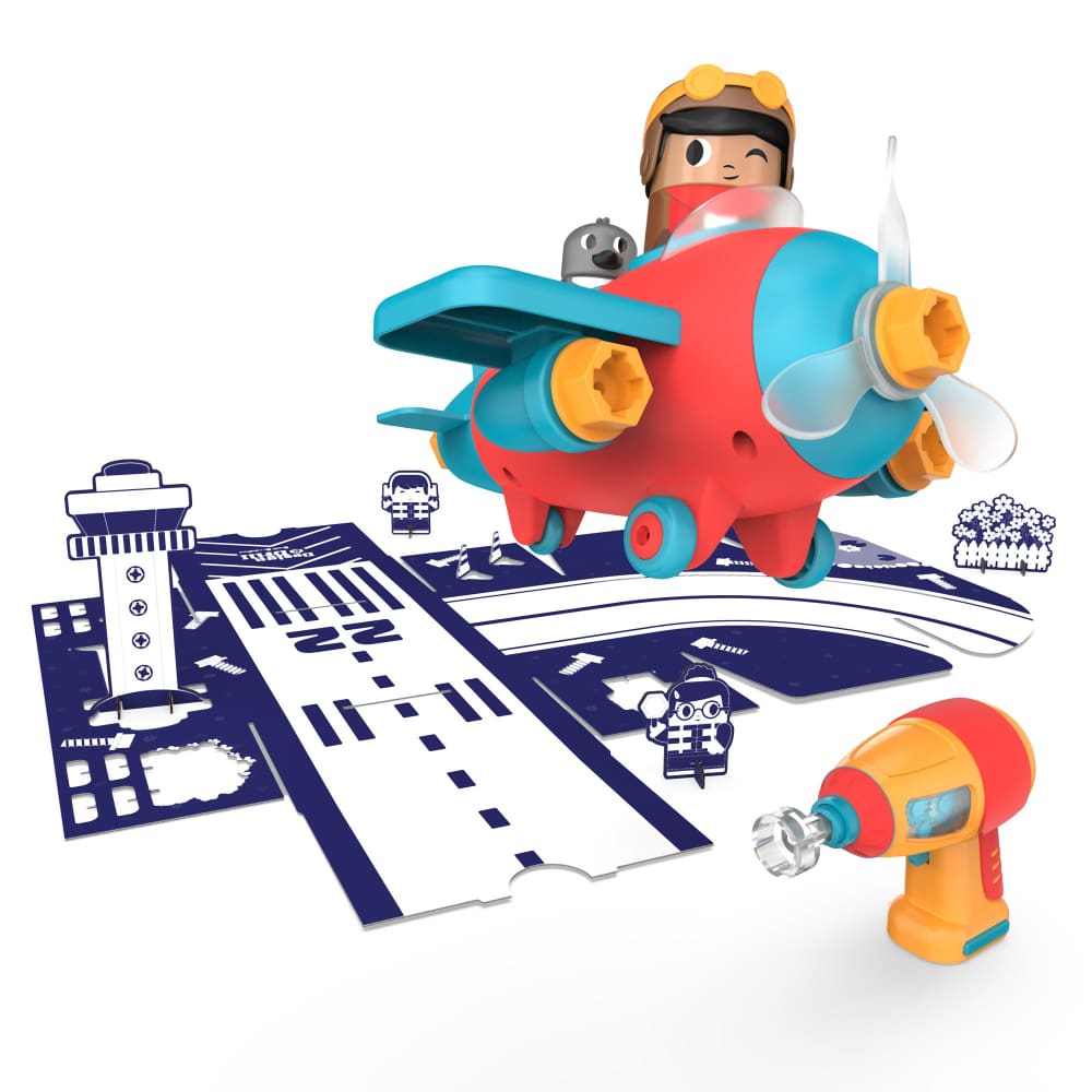 Design & Drill® Bolt Buddies® Plane - Learning Resources