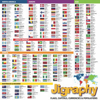 Happy Puzzle Jigraphy Flags Map - Company