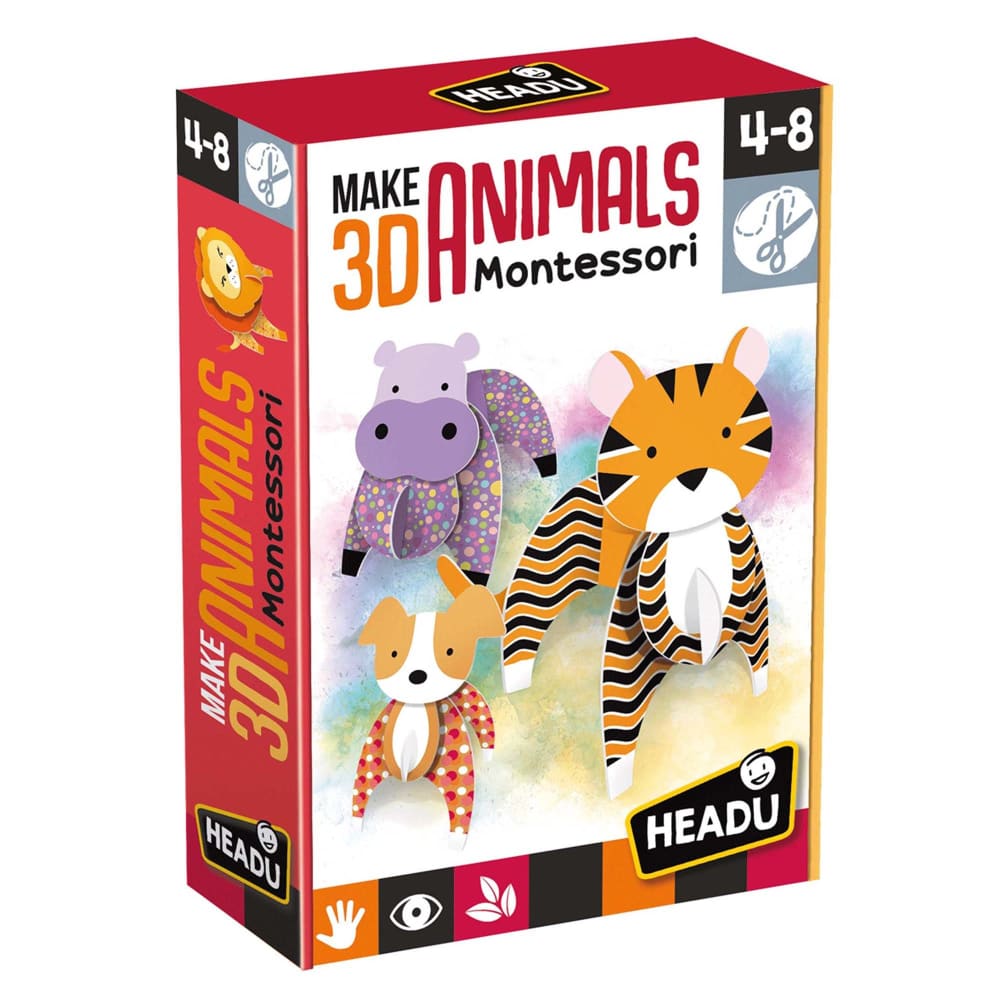 Make 3D Animals Montessori - HeadU 8059591424704