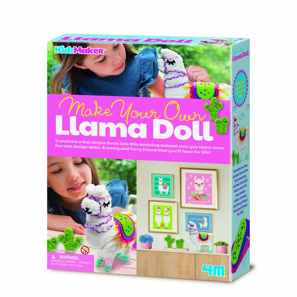 Make Your Own Llama Doll - 4M Great Gizmo 4893156047557