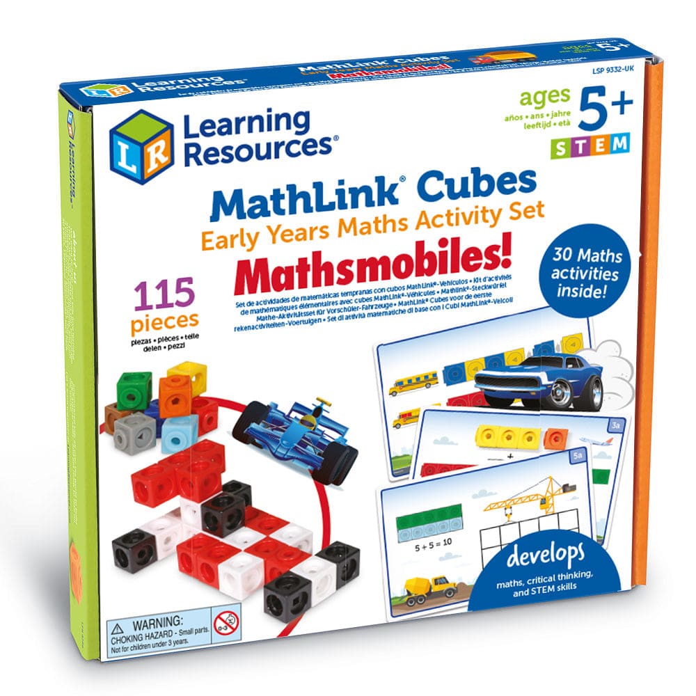 Mathlink® Cubes Early Maths Activity Set - Mathmobiles - Learning Resources