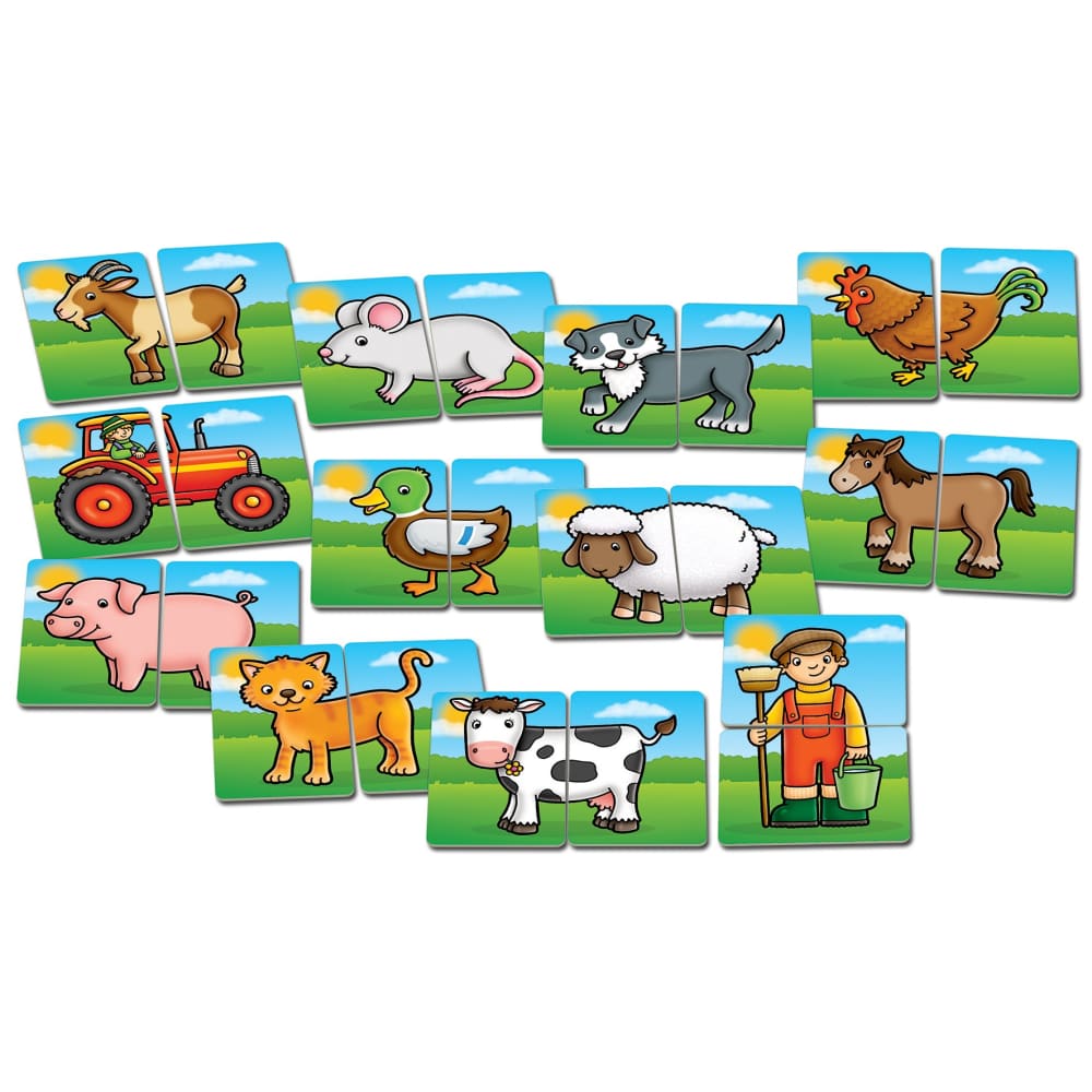 Orchard Toys Farmyard Heads and Tails Game - 5011863102003