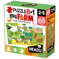 Puzzle 8+1 Farm - HeadU 8059591420867