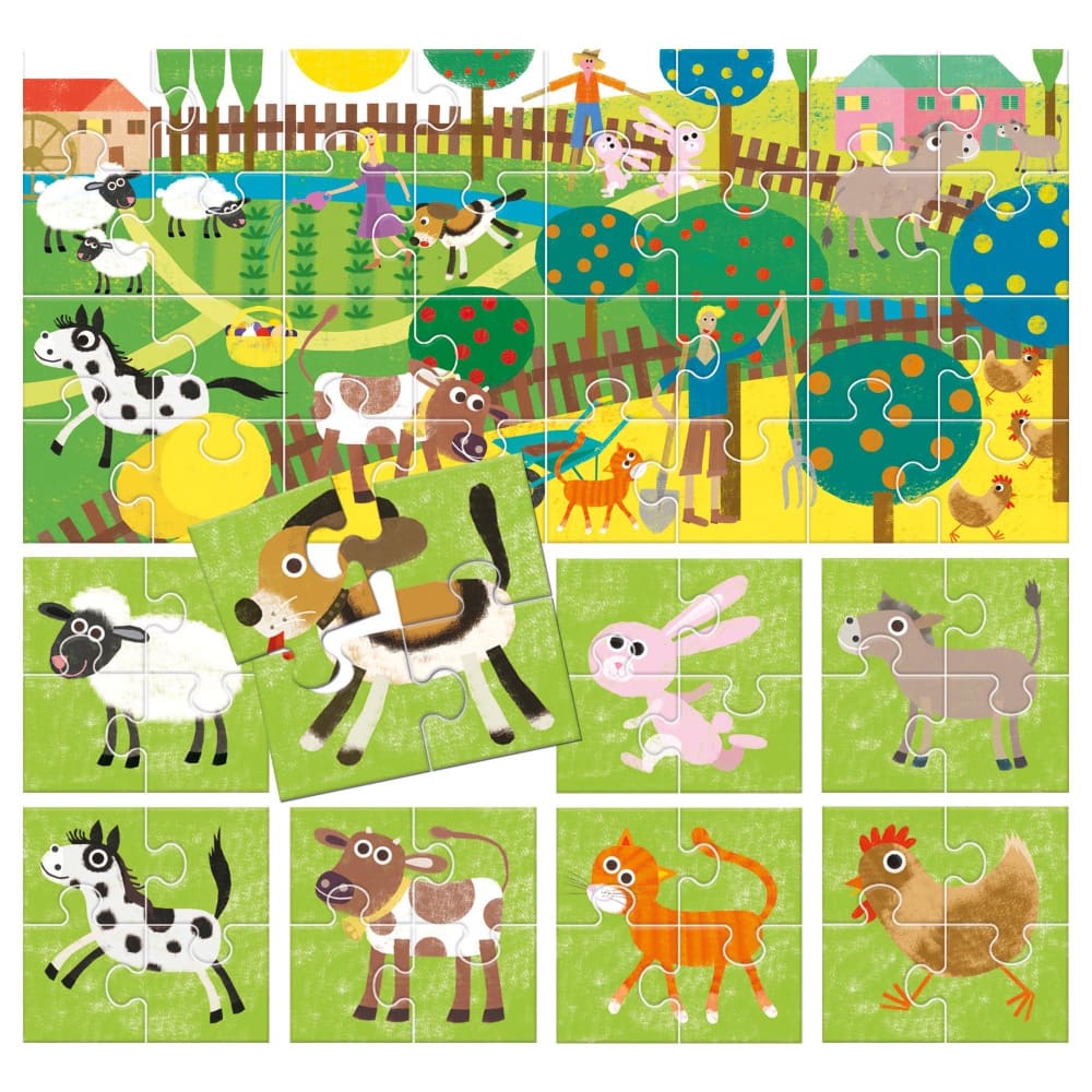 Puzzle 8+1 Farm - HeadU 8059591420867