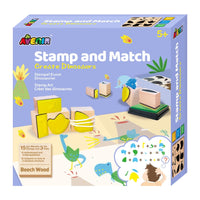 Stamp and Match Dinosaurs - 4M Great Gizmos 6920773317638